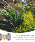 Rock Solid Hose Repair Kit With Aluminum Alloy Fittings Prevent Leaks Fast And Easy To Install Perfect Fix For Garden Irrigation And Car Wash Maintenance, gray hose connector repairing garden watering
