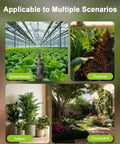 Greenhouse, outdoor garden, indoor plants, and courtyard suited for 2-In-1 Wireless Soil Meter With WiFi And Bluetooth application.