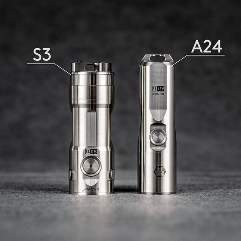 S3 Ti Titanium LED Flashlight 1800 Lumen Beast Mode Bright Handheld EDC Keychain Light USB C Rechargeable Six Modes IPX8