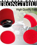 38mm Dual Foam Pod Air Filter Fits 50cc To 150cc GY6 Engines for Scooters ATVs Dirt Bikes Go Karts Pit Bikes Mopeds with airflow improvement