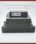 Premium 220V Shrink Tunnel Packaging Machine Heat Shrink Wrapper With Heavy Duty Chain Conveyor Belt For Large Voluminous Products Industrial Grade Quality