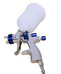 Pro Grade Lvlp Spray Gun Featuring Gravity Feed Reservoir Lightweight Aluminum Body Holds 20 Oz Cup Paired With Exact 1.3 Millimeter Nozzle