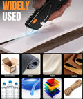 Retractable Box Cutter Knife With Built In Blade Storage And Tool Free Quick Change Includes 15 Sharp SK5 Replacement Blades Heavy Duty Razor Knife For Cardboard Plastic And Paper Craft Projects Black, cutting cardboard