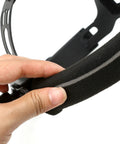 Close-up of Adjustable Sweatband Headband Replacement For Welding Helmet Headgear Made From PP Material held by hand