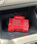 Automatic Vehicle Fire Extinguisher Dual Pack Engine Bay Heat Trigger Fuel And Electrical Fire Suppression Ready To Drop In Badass Auto Fire Defense For Your Daily Driver Ride in car console.
