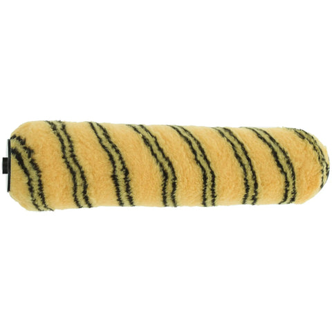 Pro Grade 12 Inch Paint Roller Cover Crafted With Long Pile Tiger Stripe Design For Walls And Ceilings heavy duty woven polyester sleeve