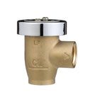 Lead Free Brass Anti Siphon Vacuum Breaker Backflow Preventer With Female NPT Inlet And Outlet Silicone Disc Seat Chrome Hood