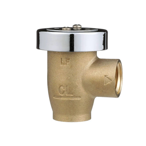 Lead Free Brass Anti Siphon Vacuum Breaker Backflow Preventer With Female NPT Inlet And Outlet Silicone Disc Seat Chrome Hood