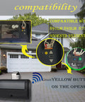 Universal Learn Button Garage Door Opener Remote For LiftMaster Chamberlain Craftsman With Yellow Purple Green Red Orange Buttons