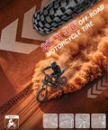 Rider on Electric Dirt Bike With 5500W Peak Motor 40 MPH Top Speed 48V 30Ah Battery creating dust trail.