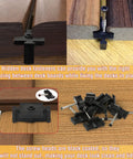 Hidden Deck Fasteners For Composite Decking With Stainless Steel Screws Universal Clips For Wood Framing installed