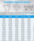 Specification chart for set of 6 white silicone rubber plugs for 30 to 31 mm round holes with dimensions and fit details.