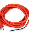 14 Feet 14 Gauge Heavy Duty Power Cord Replacement For Ridgid Pipe Threaders with a straight plug and flexible oil-resistant design.