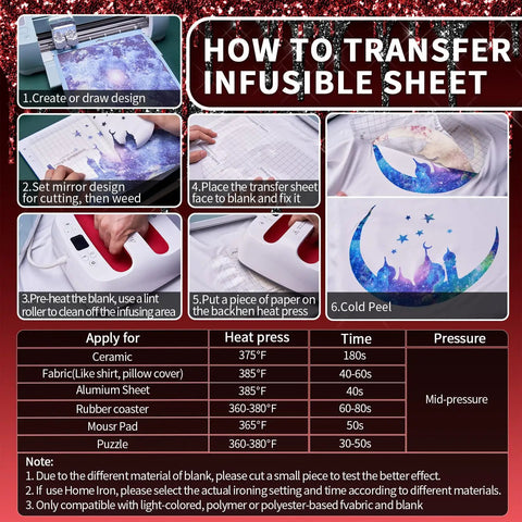 Dope Color Sublimation Transfer Sheets For Heat Press Machine Pre Printed For Mugs Tumblers T Shirts And Tote Bags 12 Steps