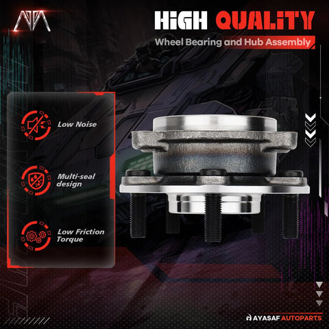 Front Left Or Right Wheel Hub Bearing Assembly For CX-5 2013-2018 And Mazda6 2014-2016 2.0L/2.5L L4 Engines Drop-In Direct Fit Replacement Bolt
