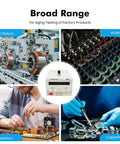 Variable DC Power Supply 0 To 30V 0 To 20A Bench Power Source With Precise Output And LED Readout Real Time Voltage And Current Monitor For Prototyping DIY Electronics Lab Testing And Hands On Projects, bench unit on a test-use collage