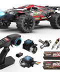 1:8 Scale Brushless RC Truck With 50 MPH Top Speed All Terrain 4X4 Truggy Waterproof Off Road Hobby Car 3S Battery Ready