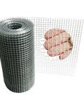 Heavy Duty Galvanized Welded Wire Mesh Roll 8 Inch By 20 Foot One Quarter Inch Opening 23 Gauge For Garden Fencing Rabbits Gophers Snakes Chickens And Critters Rehab Cage
