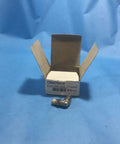 Top Shelf One Quarter Inch Male Swivel Brass Fitting Adapter Elbow For Pneumatic Line Hookup in open box on blue background.