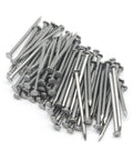 Top Shelf Metal Sliding Nails For Serious Woodworking And Furniture Assembly Solid Silver Hardware Fasteners No Sweat Common Pins 50mm silver steel nails.