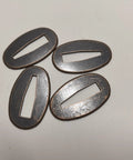4 vintage bronze oval seppa from 2 Pack Metal DIY Accessories For Katana Hand Guards And Tsuba Fittings For Japanese Samurai Swords Wakizashi
