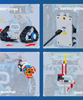 Five In One STEM Robotics Kit With App And Remote Control Build Code And Play Projects A Kid Friendly Gift For Ages 8 To 12 That Makes Learning Hands On Creative And Totally Fun This Holiday Season. 360 drive, rechargeable battery, launcher and gears