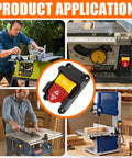 No Sweat Table Saw Paddle Switch Replacement With True Dual Voltage 125V And 250V Support in various workshop setups