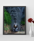 NW 611 Steam Locomotive Wall Art Print For Living Room Office Or Kids Room Dope Vintage Railroad Decor 8x10 Unframed Poster