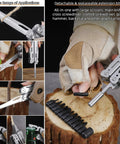 All In One Multitool Pliers With Replaceable Wire Cutters And Glass Hammer Premium Steel Construction Wood Saw Scissors And File