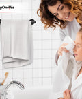 12 Inch Matte Black Towel Bar Made From SUS304 Stainless Steel Wall Mounted Hand Towel Rack Rustproof And Durable For Tight Spaces In Small Bathrooms Modern Bathroom Accessory with towels hanging