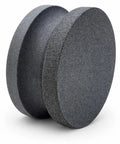 4 Inch Dual Grit Pro Grade Axe And Hatchet Sharpener Silicon Carbide Stone showing dual grit surfaces