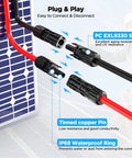 10 Foot MC4 To XT60 Solar Charge Cable With 12AWG Pure Copper Conductors And Waterproof Connectors for solar panel connection