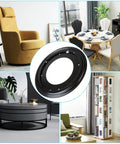 Rock Solid Four Pack Of Twelve Inch Lazy Susan Bearings Forged From Heavy Duty Galvanized Steel Delivers Thousand Pound Load Capacity for stylish home decor.