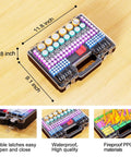 Big Ol Ultra Large Double Sided Battery Organizer Case With Tester And Handle Stores AA AAA C D 9V Lithium 18650 And More 262 Plus Capacity BT 168 Battery Checker, 11.8 x 9.1 x 3.8 inch case