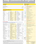Large-Scale Motor Carriers Road Atlas For Truckers With 37 Percent Bigger Maps, Extra Large Type, Laminated And Stain-Resistant Pages, Tough Spiral Bind, 324 Pages Of State Routes And Comprehensive Coverage map contents and legend page