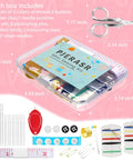 All In One Travel Sewing Kit With Colorful Threads Scissors Needles And A Storage Case A Portable Emergency Repair Tool Set