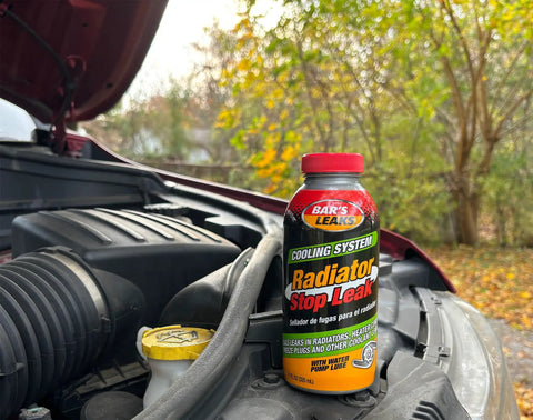 Radiator Stop Leak 11 Oz Quick Fix No Fuss For Cars Seals Internal External And Coolant To Oil Leaks With Pelletized Formula