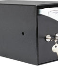 Double Key Lock Depository Safe With Drop Slot For Cash And Valuables, Steel Construction, Anti Fishing Baffle, Black Finish