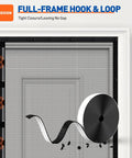 Magnetic Screen Door For 48 By 96 Inch Openings Fits 50 By 97 Inch Mesh Curtain With Reinforced Magnetic Closure No Fuss Easy Walk