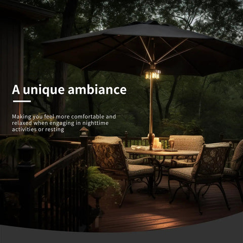 boston interiors patio umbrella lights Patioman LED String for powered LED tube lights along the ribs Ainfox 7FT Outdoor Patio Umbrella