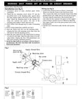 Instruction sheet for wall mount fixture assembly and installation with diagrams and wiring details.