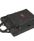 1U Soft Rack Case On The Go For Wireless Gear With Steel Rails And Heavy Duty Zippers, Outer Pocket And Shoulder Straps, 600D Nylon Exterior