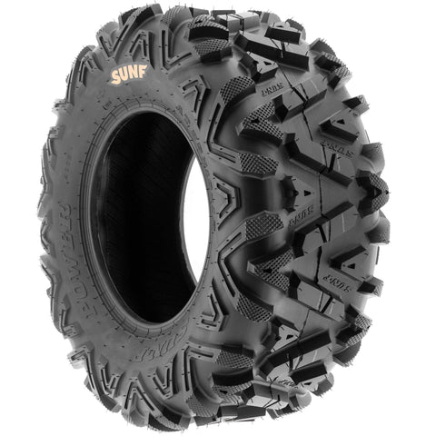 All Terrain UTV Tire Set 27x9-12 Front And 27x11-12 Rear Tubeless 6 Ply A033 Durable ATV Tires For Mud Sand And Rocks Set Of Four