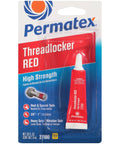 High Strength Red Thread Locker For Automotive And Machinery, Permanently Locks Bolts And Studs Against Vibration, 6 ml tube