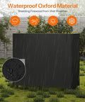 Adjustable Firewood Rack With Cover For Indoor And Outdoor Use, Heavy Duty Log Holder With Weatherproof Oxford Fabric Cover in rain