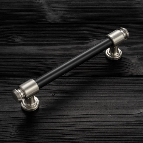 10 Pack 5 Inch Black And Nickel Cabinet Pulls Matte Black And Brushed Nickel Cabinet Handles For Kitchen Cabinets Drawers