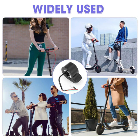 Universal Fit Electric Scooter Thumb Throttle Replacement With Waterproof Connector Slick Plug And Play Design Compatible With GOTRAX GXL V2 Hiboy S2 S2 Pro Megawheels S10 Models