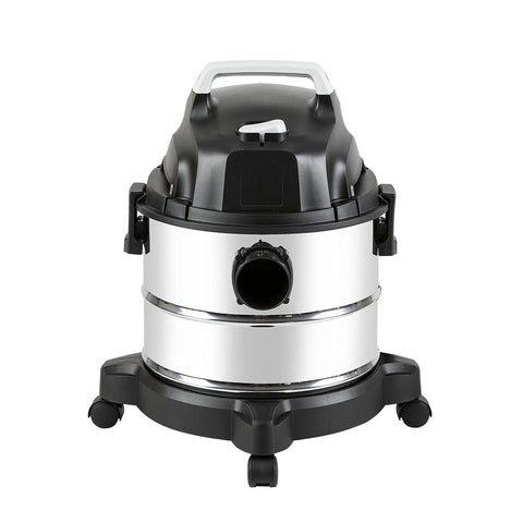 Heavy Duty Wet Dry Vacuum Cleaner For Home, Garage, Or Job Site Use, 4 Gallon Stainless Steel Tank, 3 HP Power, front view