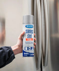 Sprayway stainless steel cleaner spray, 15 fl oz, water-based; cleans and polishes stainless appliances.