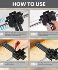 How to use Precision Thin Rip Jig Featuring Heavy Duty Triple Pulleys For Dead Set Accurate Strip Cuts, step-by-step guide.